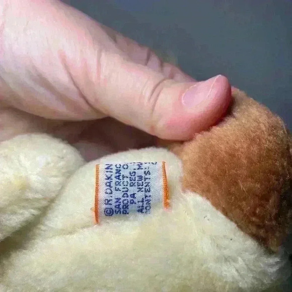 Vintage Dakin 1976 Hugging Dog Couple 9” Plush Soft Toy Stuffed Animal long arms - Picture 9 of 11